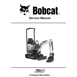 Bobcat - instrukcje napraw - schematy - DTR - service manuals - Bobcat E08